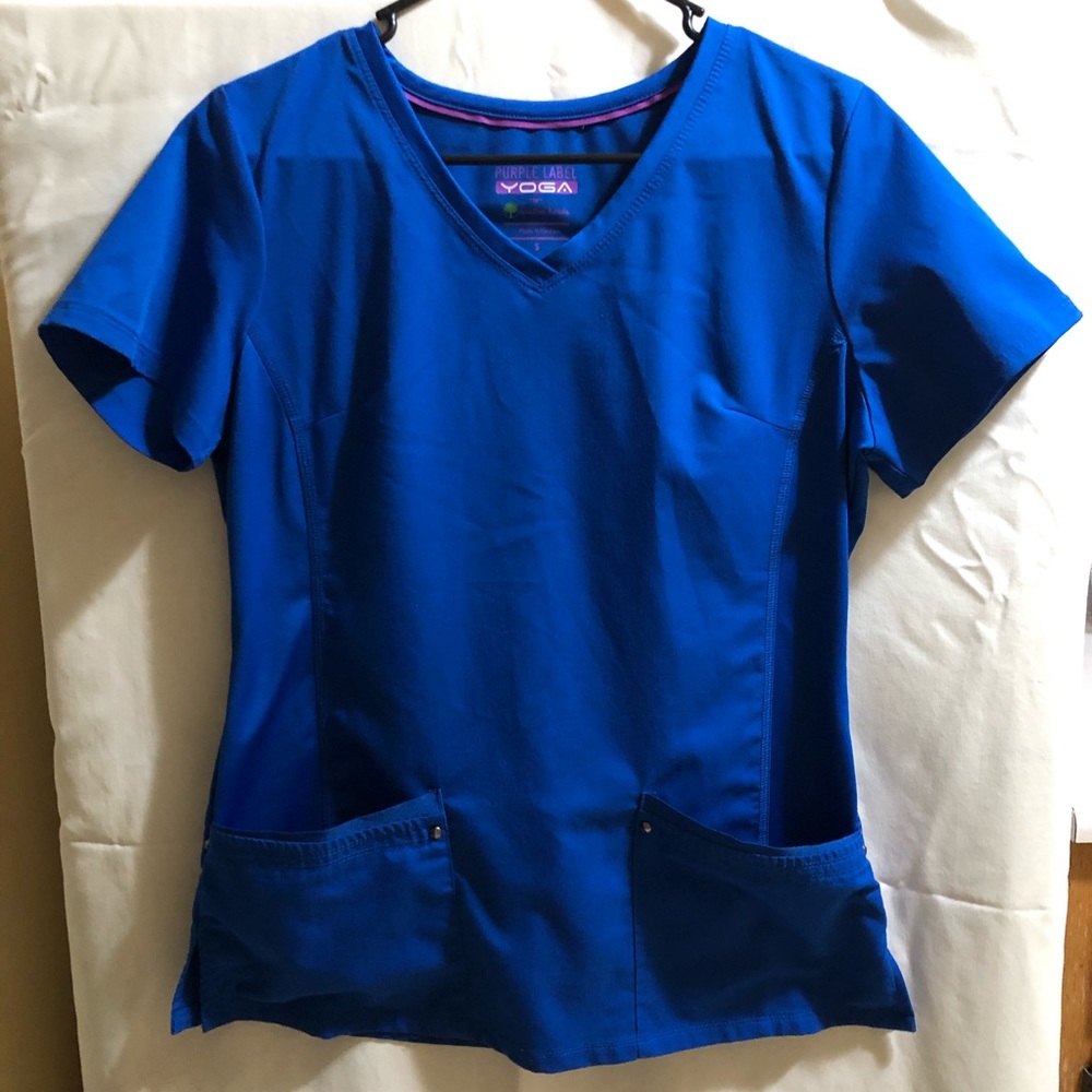 Healing Hands Purple Label scrub Top